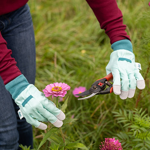 leather palm gardening gloves Digz Leather Palm Gloves