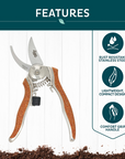Compact Garden Pruner Shears