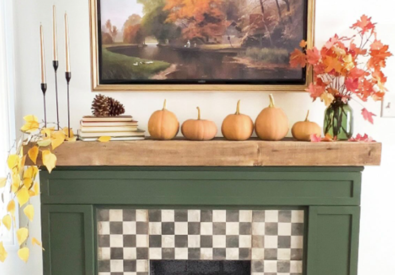 DIY Fall Décor: How to Create a Stunning Mantel with Your Garden's Harvest